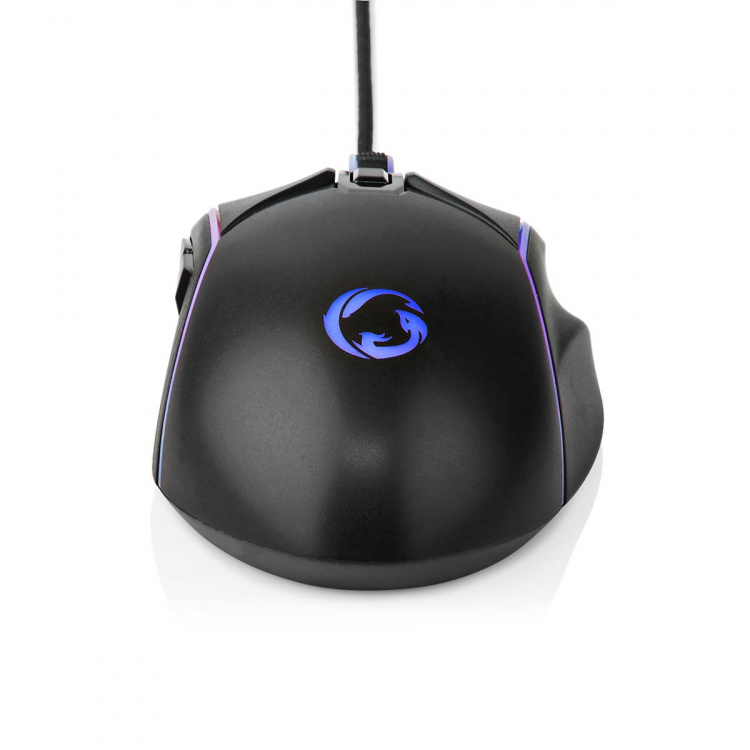 Nedis Gaming Mouse | Wired | 800 / 1200 / 2400 / 3200 / 4800 / 7200 dpi | Adjustable DPI | Number of buttons: 6 | Right-Handed | 1.50 m | LED Nedis Gaming Mouse | Wired | 800 / 1200 / 2400 / 3200 / 4800 / 7200 dpi | Adjustable DPI | Number of buttons: 6 | Right-Handed | 1.50 m | LED