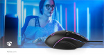 Nedis Gaming Mouse | Wired | 800 / 1200 / 2400 / 3200 / 4800 / 7200 dpi | Adjustable DPI | Number of buttons: 6 | Right-Handed | 1.50 m | LED Nedis Gaming Mouse | Wired | 800 / 1200 / 2400 / 3200 / 4800 / 7200 dpi | Adjustable DPI | Number of buttons: 6 | Right-Handed | 1.50 m | LED