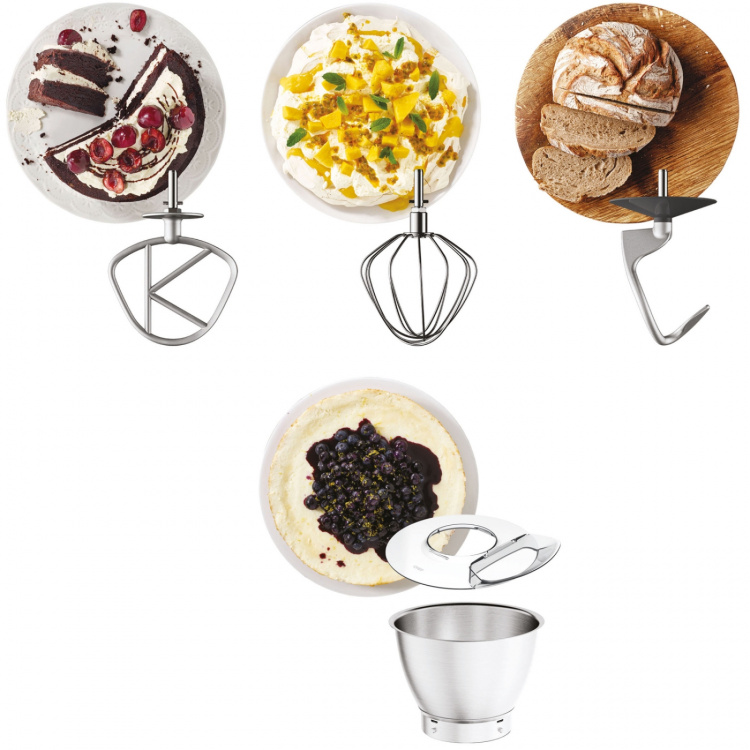 Kenwood Köksmaskin Titanium KVC65.001WH Chef Baker Kenwood Köksmaskin Titanium KVC65.001WH Chef Baker