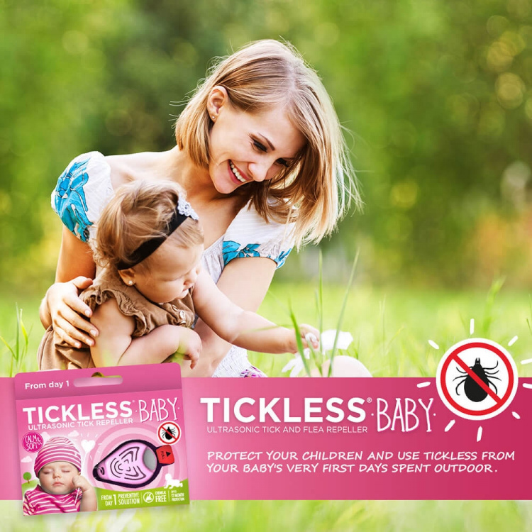 TICKLESS Tick Repellent Baby/Kid Pink
