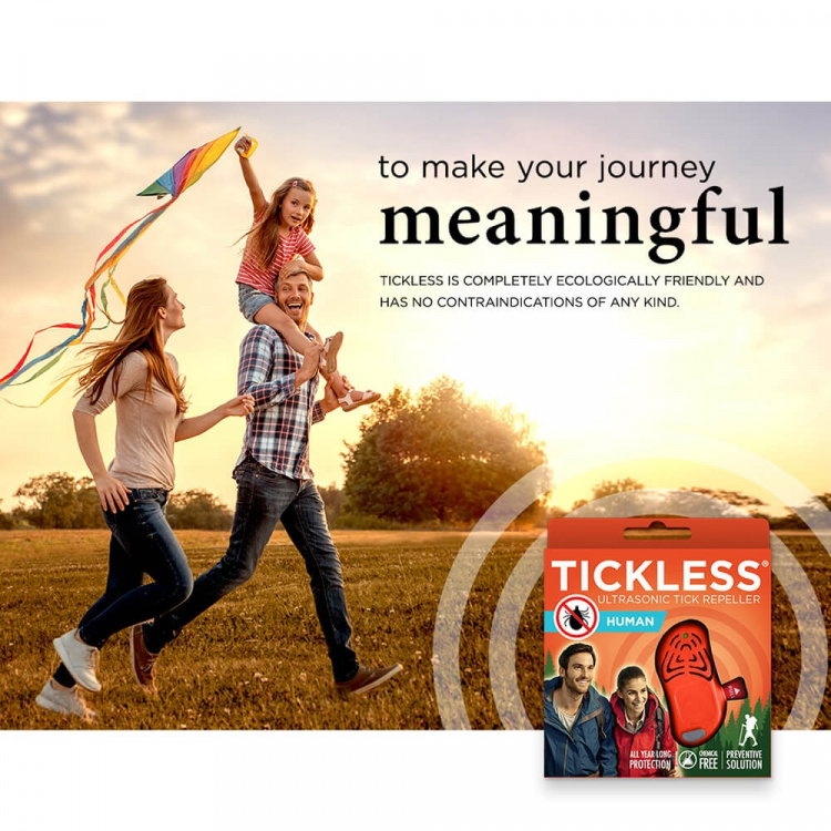 TICKLESS Tick Repellent Human Orange