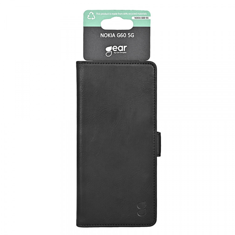 Gear Wallet Case Black - Nokia G60 5G