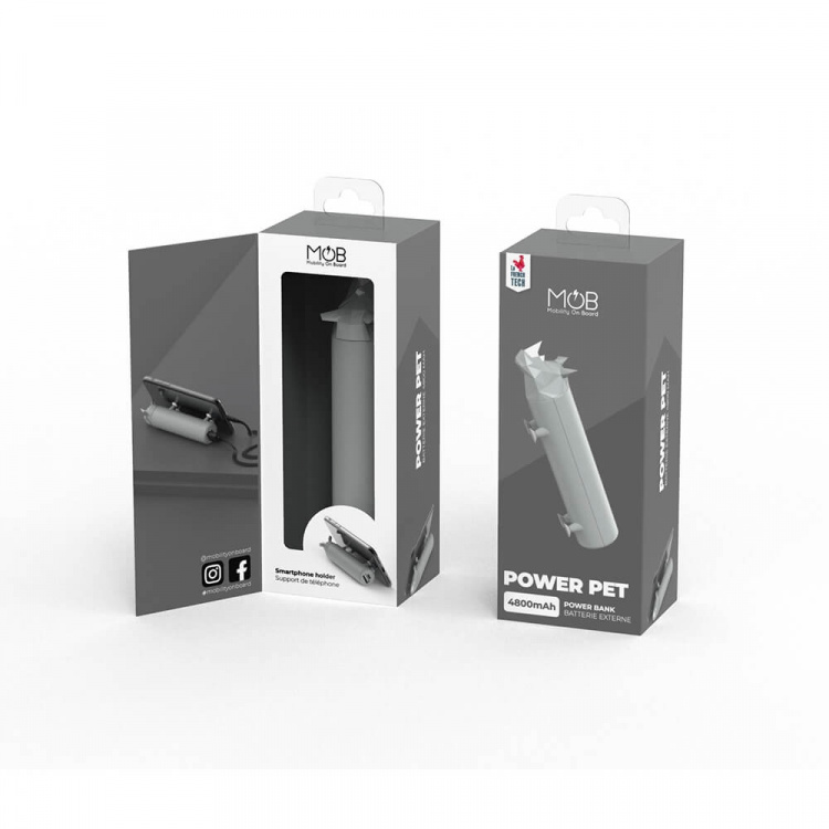 Mobility On Board Powerbank Power Pets 4800mAh Rhino Mobility On Board Powerbank Power Pets 4800mAh Rhino