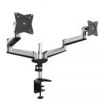 Desire2 Monitor Arm Duo Aluminium Gas Desire2 Monitor Arm Duo Aluminium Gas