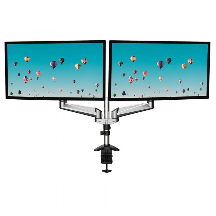 Desire2 Monitor Arm Duo Aluminium Gas Desire2 Monitor Arm Duo Aluminium Gas