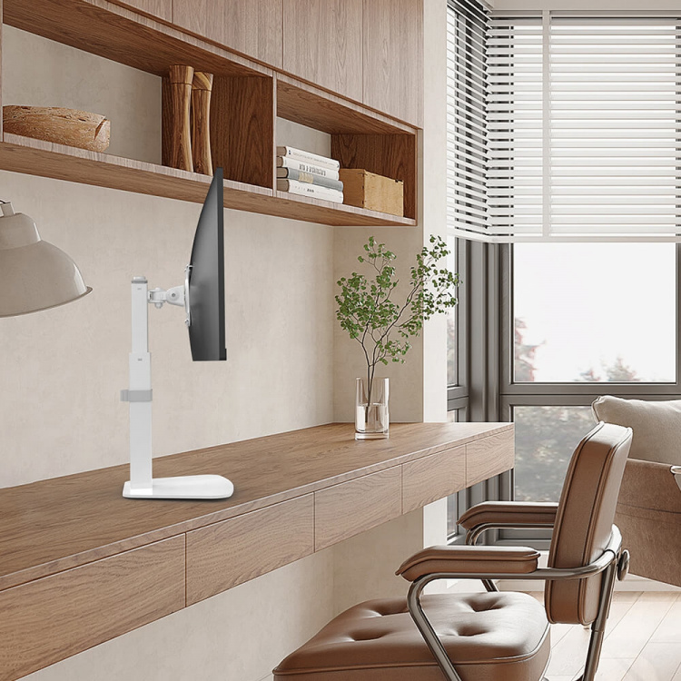 Desire2 Monitor Arm Desk Mount White Desire2 Monitor Arm Desk Mount White