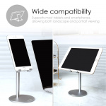 Desire2 Adjustable Stand Smartphone and Tablet Silver