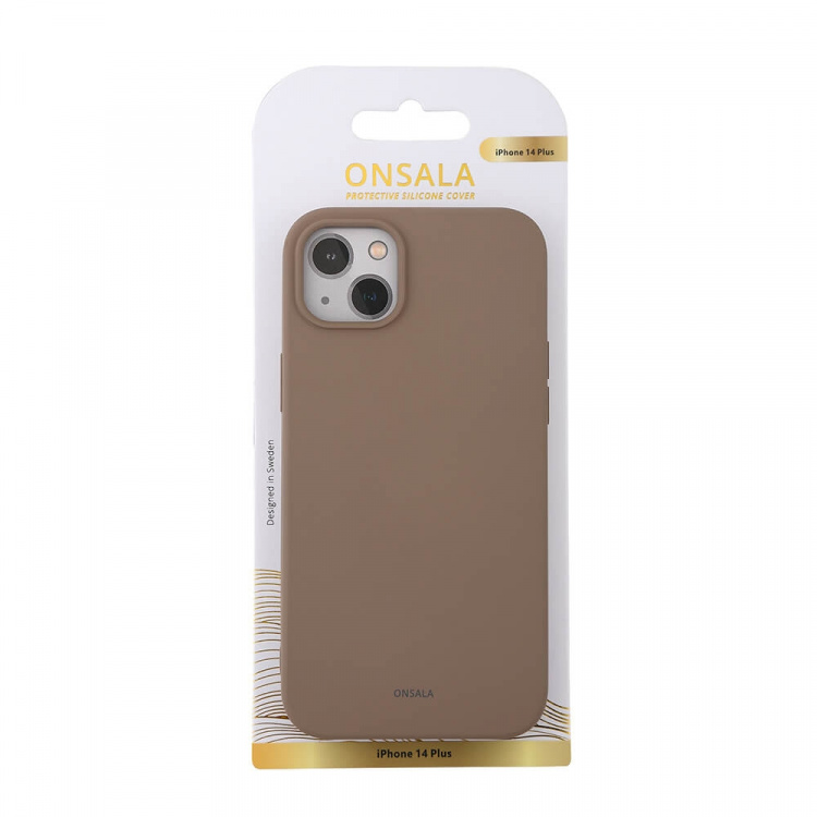 Onsala Phone Case Silicone Summer Sand - iPhone 14 Plus