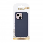 Onsala Phone Case Silicone Dark Blue - iPhone 14 Pro