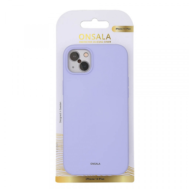 Onsala Phone Case Silicone Purple - iPhone 14 Plus Onsala Phone Case Silicone Purple - iPhone 14 Plus