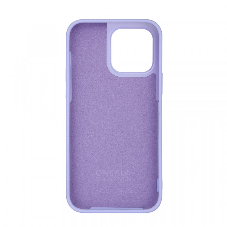 Onsala Phone Case Silicone Purple - iPhone 14 Pro Max