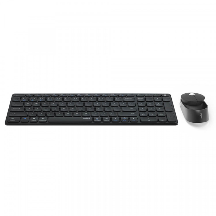 Rapoo Keyboard/Mice Set 9750M Multi-Mode Wireless Dark Grey Rapoo Keyboard/Mice Set 9750M Multi-Mode Wireless Dark Grey