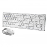 Rapoo Keyboard/Mice Set 9750M Multi-Mode Wireless White Rapoo Keyboard/Mice Set 9750M Multi-Mode Wireless White