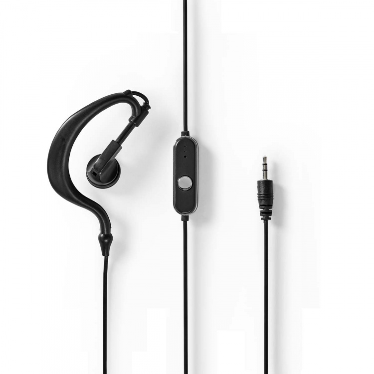 Nedis Walkie-Talkie Set | 2 Handsets | Up to 6 km | Frequency channels: 8 | PTT / VOX | up to 3 Hours | Headphone output | 2 Headsets | Black