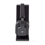 Nedis Wireless TV Headphones | Wi-Fi | Over-Ear | Battery play time: 8 hrs | 25 m | Digital Audio | Charging dock | Black