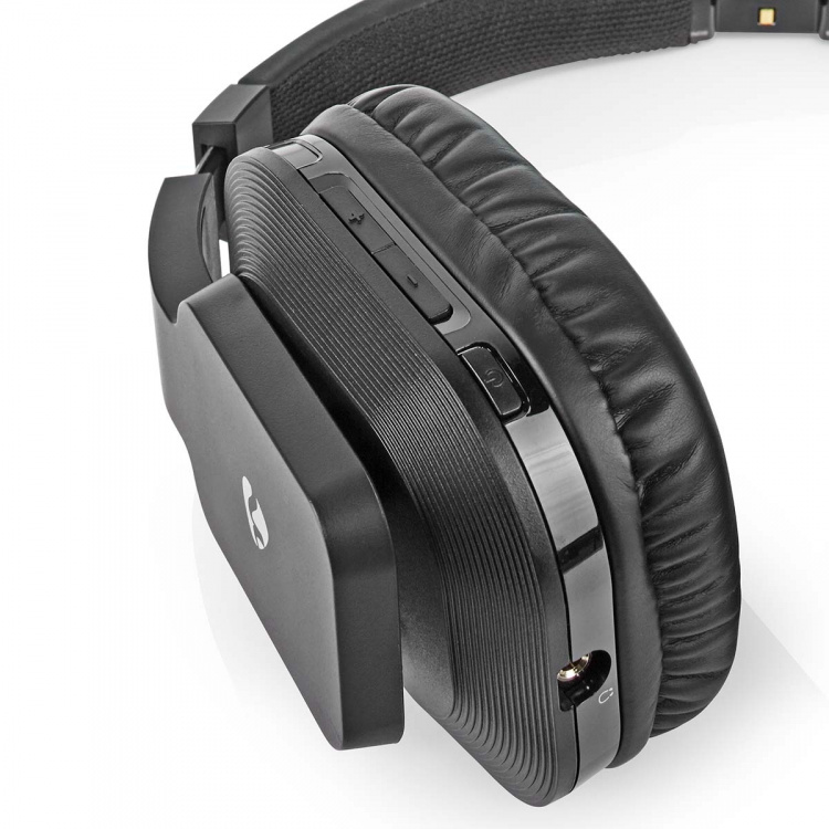 Nedis Wireless TV Headphones | Wi-Fi | Over-Ear | Battery play time: 8 hrs | 25 m | Digital Audio | Charging dock | Black