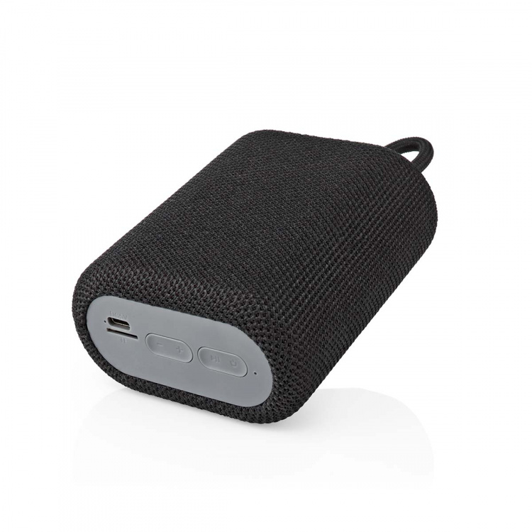 Nedis Bluetooth® Speaker | Battery play time: 7 hrs | Handheld Design | 7 W | Mono | Built-in microphone | Linkable | Black