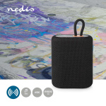 Nedis Bluetooth® Speaker | Battery play time: 7 hrs | Handheld Design | 7 W | Mono | Built-in microphone | Linkable | Black
