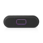 Nedis Bluetooth® Speaker | Battery play time: 12 hrs | Handheld Design | 16 W | Stereo | Built-in microphone | IPX6 | Linkable | Black