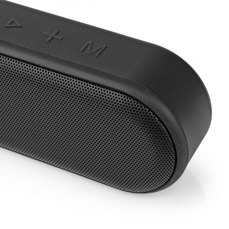 Nedis Bluetooth® Speaker | Battery play time: 12 hrs | Handheld Design | 16 W | Stereo | Built-in microphone | IPX6 | Linkable | Black
