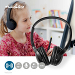Nedis Wireless On-Ear Headphones | Battery play time: 8 hrs | Built-in microphone | Press Control | Voice control support | Volume control Nedis Wireless On-Ear Headphones | Battery play time: 8 hrs | Built-in microphone | Press Control | Voice control support | Volume control