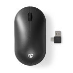 Nedis Mouse | Wireless | Silent mouse | 1200 dpi | Number of buttons: 3 | Both Handed