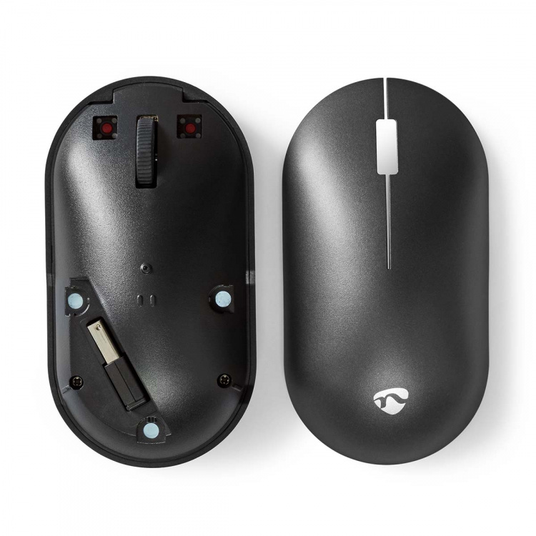 Nedis Mouse | Wireless | Silent mouse | 1200 dpi | Number of buttons: 3 | Both Handed