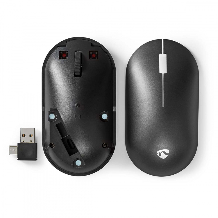 Nedis Mouse | Wireless | Silent mouse | 1200 dpi | Number of buttons: 3 | Both Handed