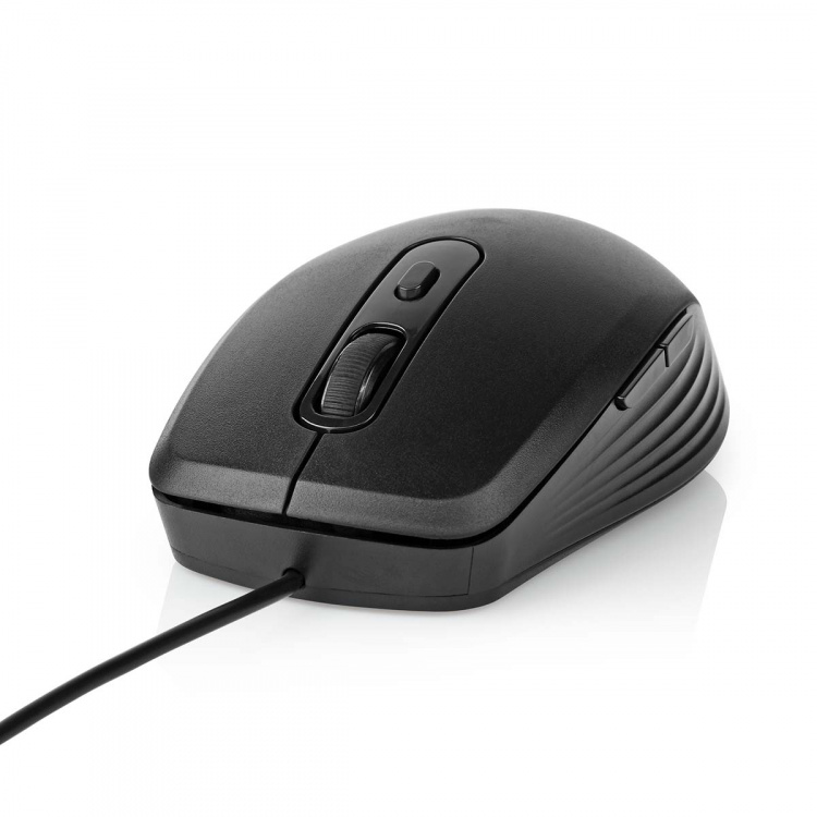 Nedis Mouse | Wired | 1200 / 1800 / 2400 / 3600 dpi | Adjustable DPI | Number of buttons: 6 | Right-Handed Nedis Mouse | Wired | 1200 / 1800 / 2400 / 3600 dpi | Adjustable DPI | Number of buttons: 6 | Right-Handed