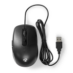 Nedis Mouse | Wired | 1200 / 1800 / 2400 / 3600 dpi | Adjustable DPI | Number of buttons: 6 | Right-Handed Nedis Mouse | Wired | 1200 / 1800 / 2400 / 3600 dpi | Adjustable DPI | Number of buttons: 6 | Right-Handed