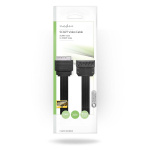 Nedis SCART Cable | SCART Male | SCART Male | Nickel Plated | 480p | 2.00 m | Flat | PVC | Black | Envelope Nedis SCART Cable | SCART Male | SCART Male | Nickel Plated | 480p | 2.00 m | Flat | PVC | Black | Envelope