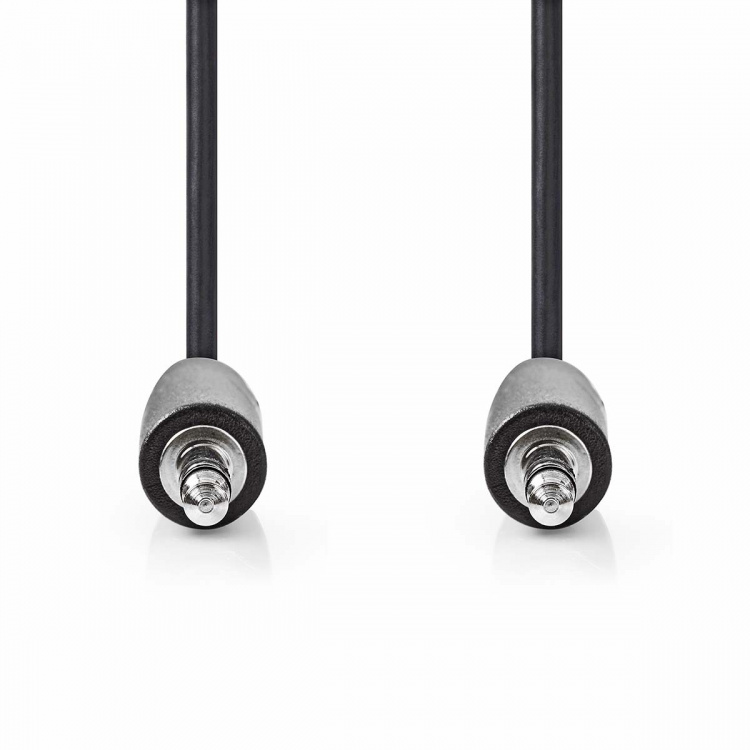 Nedis Stereo Audio Cable | 3.5 mm Male | 3.5 mm Male | Nickel Plated | 5.00 m | Round | Black | Box