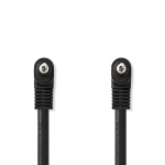 Nedis Audio Video Cable | 3.5 mm Male | 3.5 mm Male | Nickel Plated | 1.00 m | Round | PVC | Black