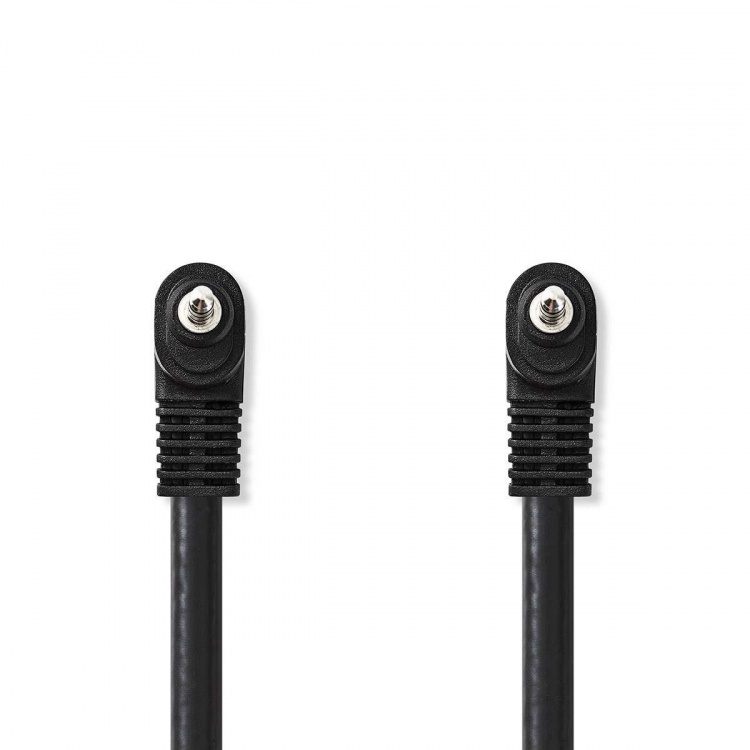 Nedis Audio Video Cable | 3.5 mm Male | 3.5 mm Male | Nickel Plated | 1.00 m | Round | PVC | Black