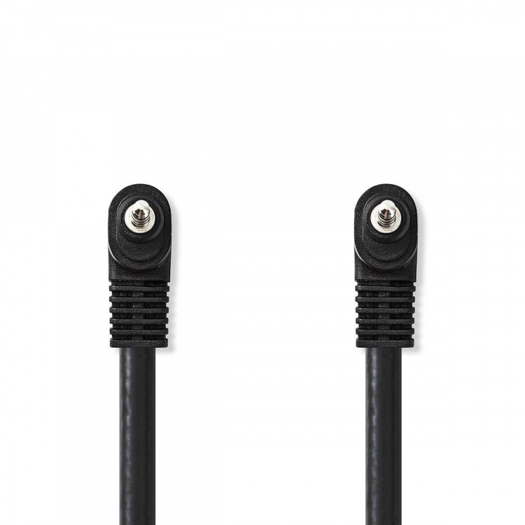 Nedis Audio Video Cable | 3.5 mm Male | 3.5 mm Male | Nickel Plated | 2.00 m | Round | PVC | Black