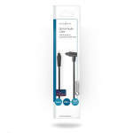 Nedis Optical Audio Cable | TosLink Male | TosLink Male | Rotatable | 2.00 m | Round | PVC | Black | Envelope