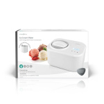 Nedis Ice Cream Maker | 1.0 l | White | Plastic Nedis Ice Cream Maker | 1.0 l | White | Plastic