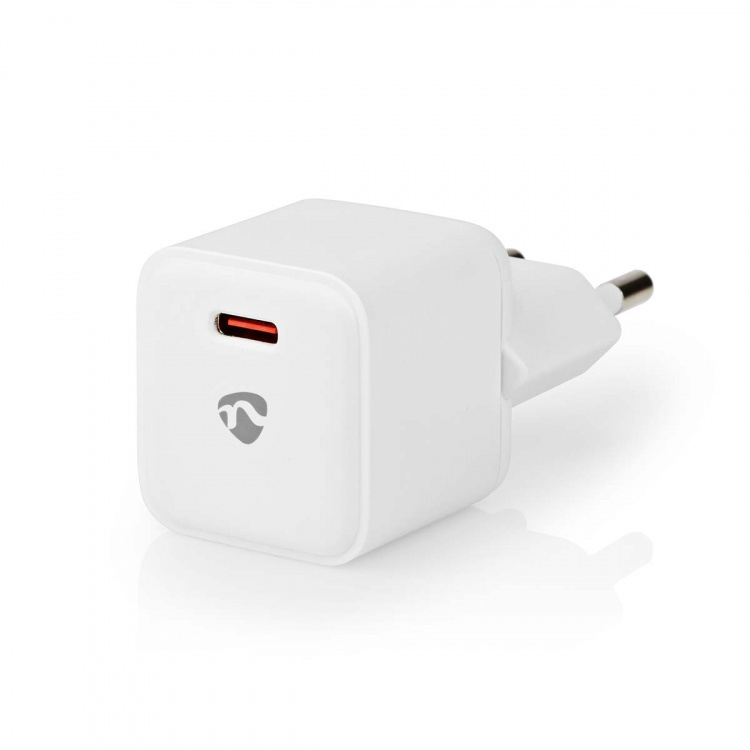 Nedis Wall Charger | PD3.0 20W | Quick charge feature | 1.67 / 2.22 / 3.0 A | Number of outputs: 1 | USB-C™ | Automatic Voltage Selection | White