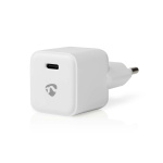 Nedis Wall Charger | PD3.0 30W | Quick charge feature | 1.5 / 2.0 / 2.5 / 3.0 A | Number of outputs: 1 | USB-C™ | Automatic Voltage Selection | White