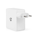 Nedis Wall Charger | Quick charge feature | 3.0 / 5.0 A | Number of outputs: 1 | USB-C™ | Automatic Voltage Selection | White