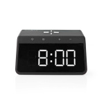 Nedis Alarm clock with wireless charging | Qi certified | 5 / 7.5 / 10 / 15 W | USB-A Male | Night Light | 2 Alarm Times | Snooze function Nedis Alarm clock with wireless charging | Qi certified | 5 / 7.5 / 10 / 15 W | USB-A Male | Night Light | 2 Alarm Times | Snooze function