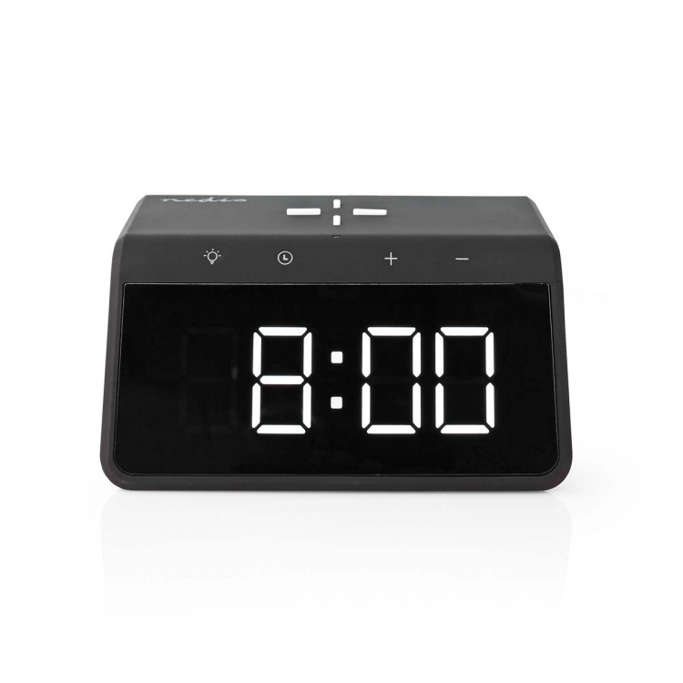 Nedis Alarm clock with wireless charging | Qi certified | 5 / 7.5 / 10 / 15 W | USB-A Male | Night Light | 2 Alarm Times | Snooze function Nedis Alarm clock with wireless charging | Qi certified | 5 / 7.5 / 10 / 15 W | USB-A Male | Night Light | 2 Alarm Times | Snooze function