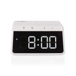 Nedis Alarm clock with wireless charging | Qi certified | 5 / 7.5 / 10 / 15 W | USB-A Male | Night Light | 2 Alarm Times | Snooze function Nedis Alarm clock with wireless charging | Qi certified | 5 / 7.5 / 10 / 15 W | USB-A Male | Night Light | 2 Alarm Times | Snooze function