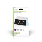 Nedis Alarm clock with wireless charging | Qi certified | 5 / 7.5 / 10 / 15 W | USB-A Male | Night Light | 2 Alarm Times | Snooze function Nedis Alarm clock with wireless charging | Qi certified | 5 / 7.5 / 10 / 15 W | USB-A Male | Night Light | 2 Alarm Times | Snooze function