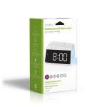 Nedis Alarm clock with wireless charging | Qi certified | 5 / 7.5 / 10 / 15 W | USB-A Male | Night Light | 2 Alarm Times | Snooze function Nedis Alarm clock with wireless charging | Qi certified | 5 / 7.5 / 10 / 15 W | USB-A Male | Night Light | 2 Alarm Times | Snooze function