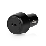 Nedis Car Charger | 2.0 / 3.0 A | Number of outputs: 1 | Port type: USB-C™ | Automatic Voltage Selection
