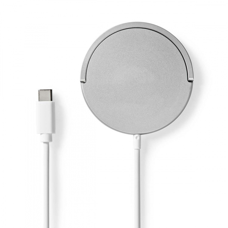 Nedis Wireless Charger | Stand | 5 / 7.5 / 10 / 15 W | 1.0 / 1.1 / 1.67 / 2 A | Including cable | USB Type-C™ | 1.00 m