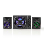 Nedis Gaming Speaker | Speaker channels: 2.1 | USB Powered | 3.5 mm Male | 33 W | LED | Volume control Nedis Gaming Speaker | Speaker channels: 2.1 | USB Powered | 3.5 mm Male | 33 W | LED | Volume control