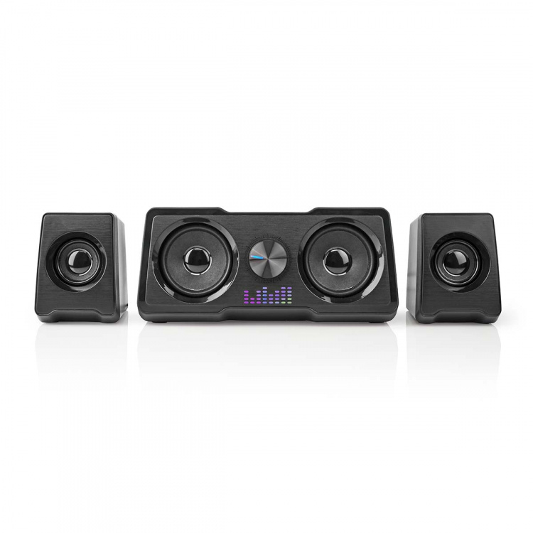 Nedis Gaming Speaker | Speaker channels: 2.2 | USB Powered | 3.5 mm Male | 48 W | LED | Volume control Nedis Gaming Speaker | Speaker channels: 2.2 | USB Powered | 3.5 mm Male | 48 W | LED | Volume control