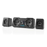 Nedis Gaming Speaker | Speaker channels: 2.2 | USB Powered | 3.5 mm Male | 48 W | LED | Volume control Nedis Gaming Speaker | Speaker channels: 2.2 | USB Powered | 3.5 mm Male | 48 W | LED | Volume control